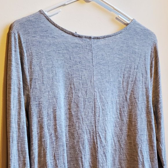 Athleta Gray Scoop Neck Jersey Size Small - Picture 16 of 16